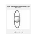 photo Hinkley 1624TT Lighting Atlantis Outdoor Large Wall Sconce MSRP 507.00 338.00.jpg