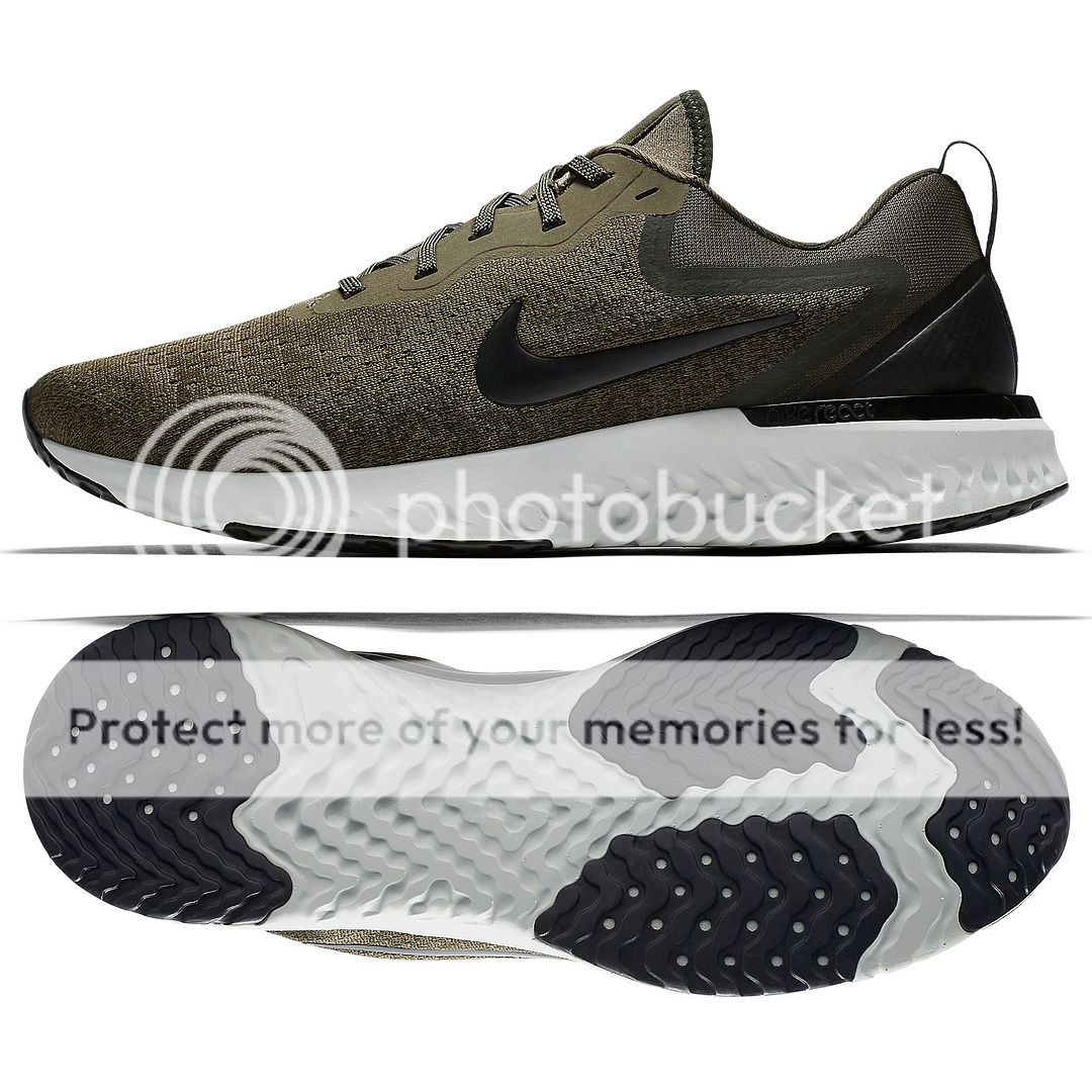 nike odyssey react olive green